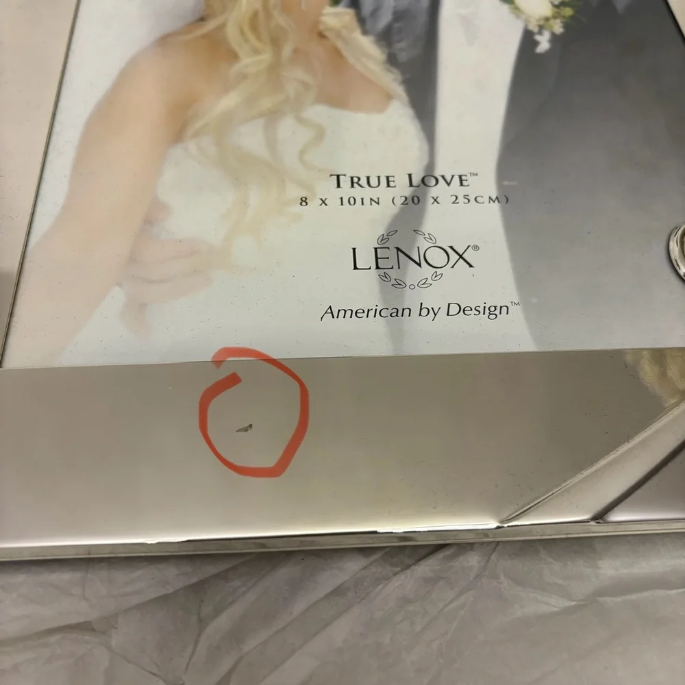 Lenox True Love 8x10” Photo Frame Silver Plated